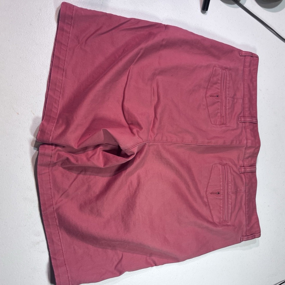 LL Bean Standard‎ Fit Men's Chino Shorts Red Size 36 item 286392 EUC - Picture 4 of 5